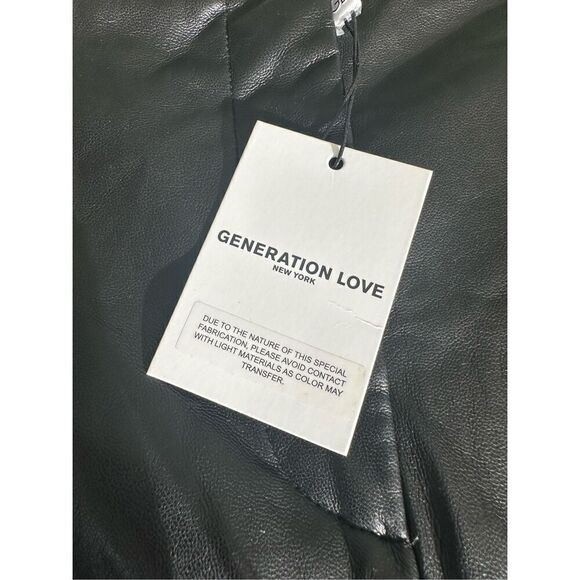 NWT- Generation Love Solange Vegan Leather Pants, size 10 - Picture 4 of 9